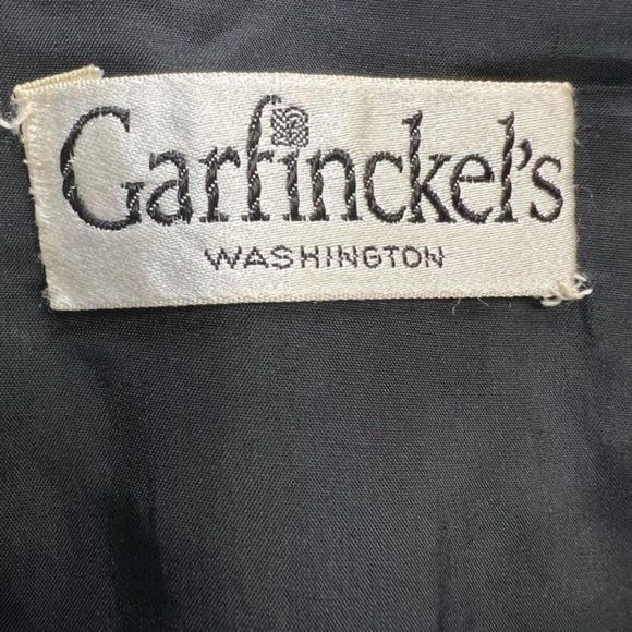 Donald Brooks for Garfinckel’s Black Wool Gown – Size 8 - Picture 6 of 14